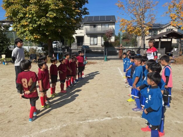 2024年11月4日（祝月）AFCカイザー　U-12、U-10、U-8トレーニングマッチ　　渋川市立金島小学校