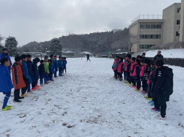 トレーニングマッチ　上陽フットボールクラブ　U-10　渋川市立金島小学校　2025.02.08