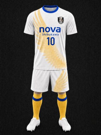nova渋川　トップチーム公式戦用　ユニフォーム変更　
